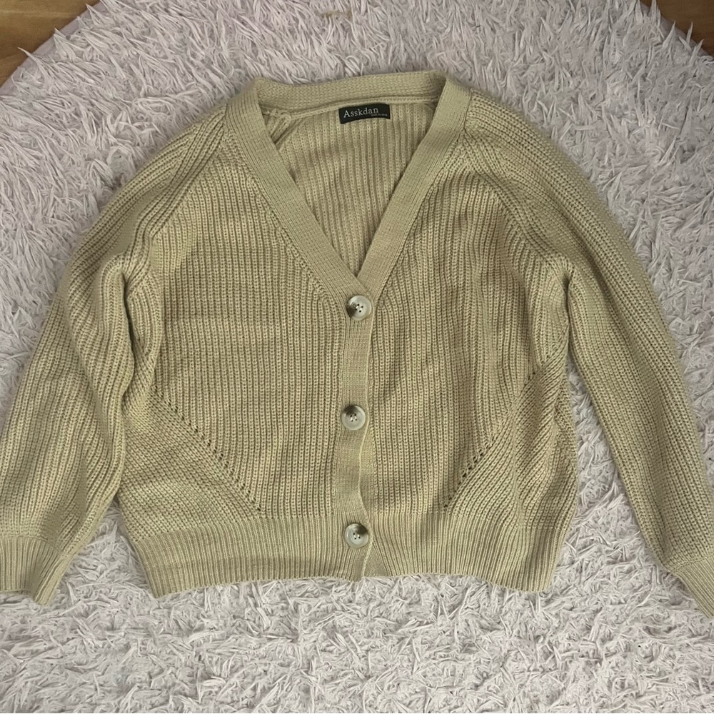 Button up sweater